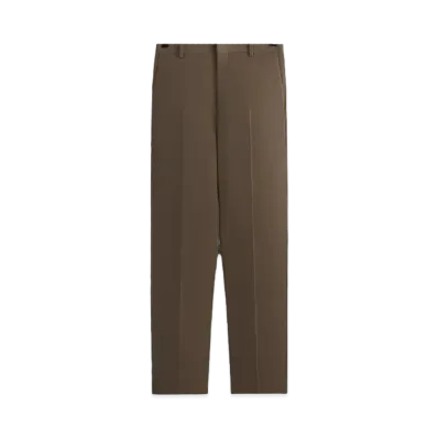 Kith 101 x Auralee Light Wool Max Gabardine Slacks "Major Brown"