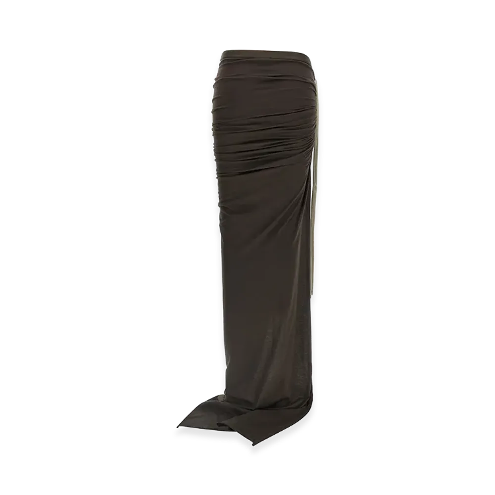 Rick Owens x Moncler Women's 'Adjustable' Skirt "Brown"