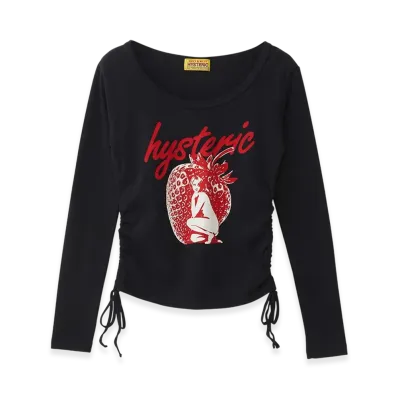 HYSTERIC GLAMOUR Midnight Berry Chibi T-shirt "Black"