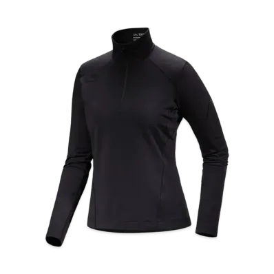ARC'TERYX Women's Low Zip Neck "Black"
