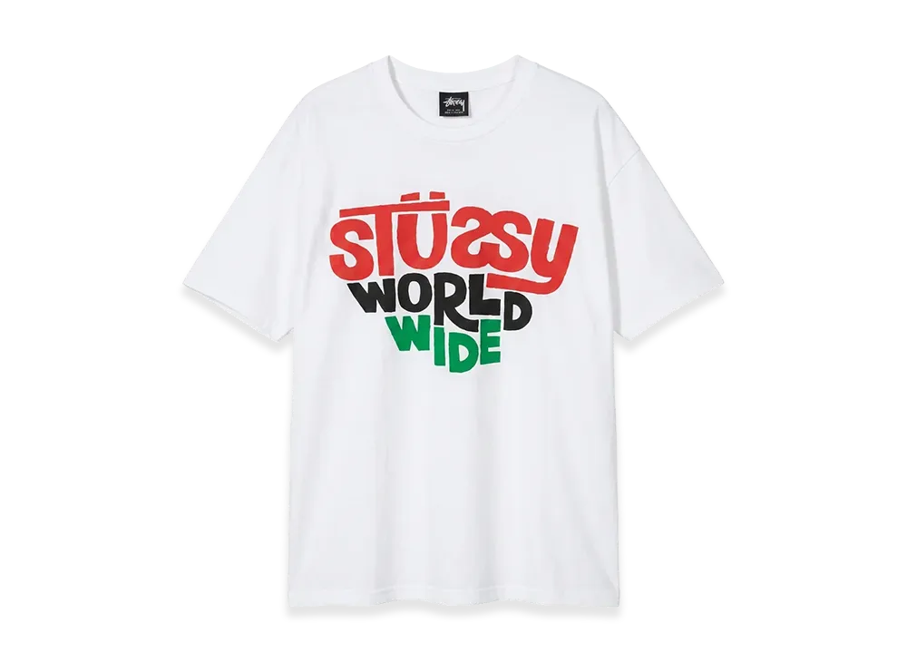 Stussy Old World Wide Tee "White"