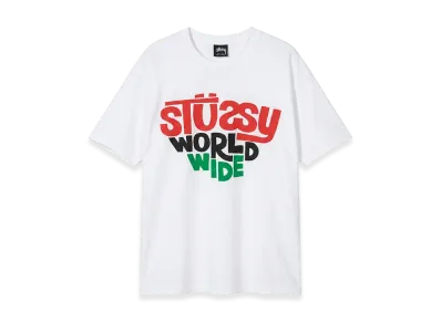 Stussy Old World Wide Tee "White"