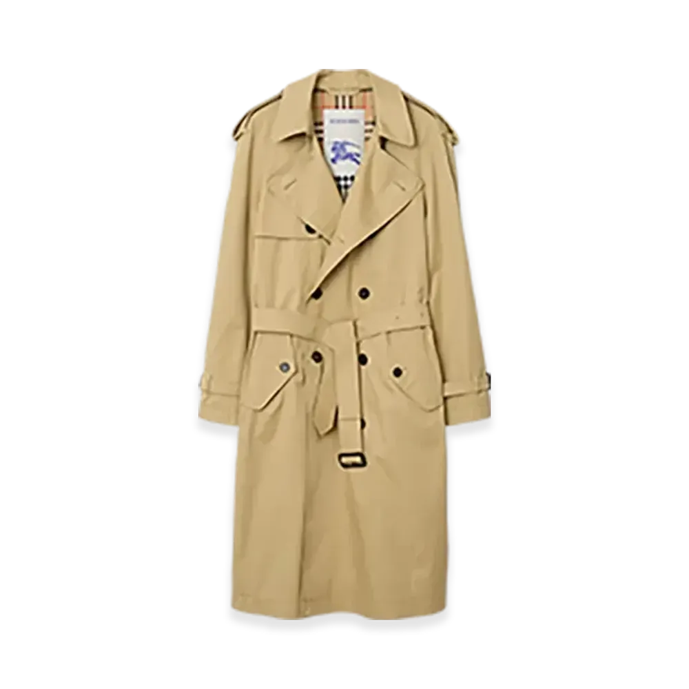 Burberry Mid-length Gabardine Trench Coat "Hamper"