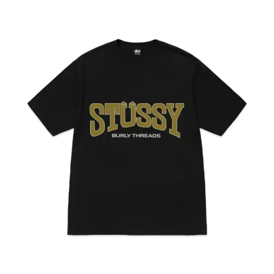 Stussy Burly Threads Tee Pigment Dyed "Black"