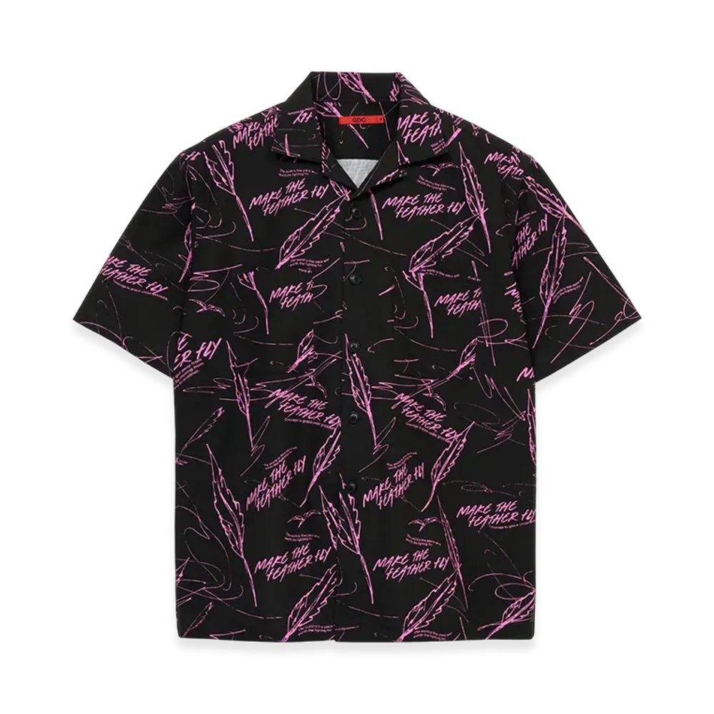 GDC x KJ All-Over Pattern Shirts "Black"