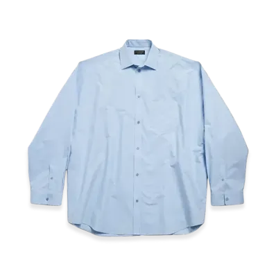 BALENCIAGA Oversized Shirt "Light Blue"