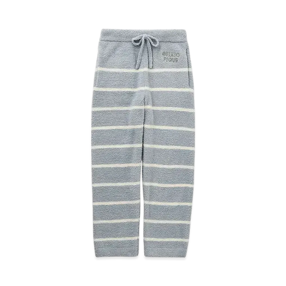 GELATO PIQUE Homme Powder Border Long Pants "Blue"