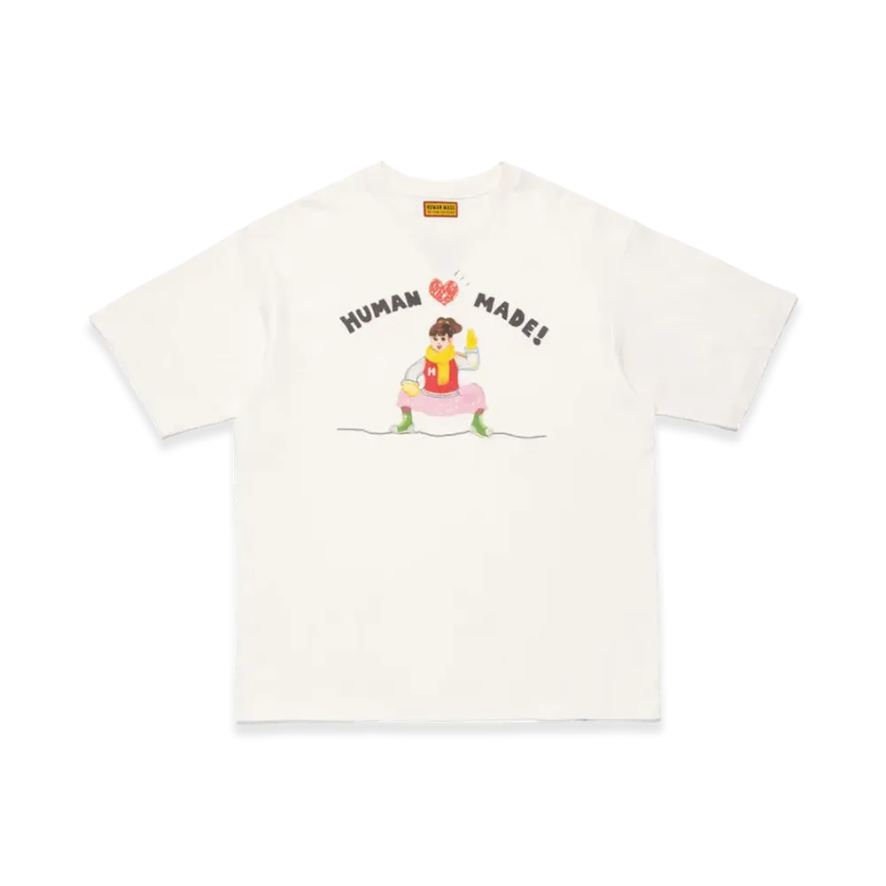 HUMAN MADE x KEIKO SOOTOME T-Shirt Side B "White"