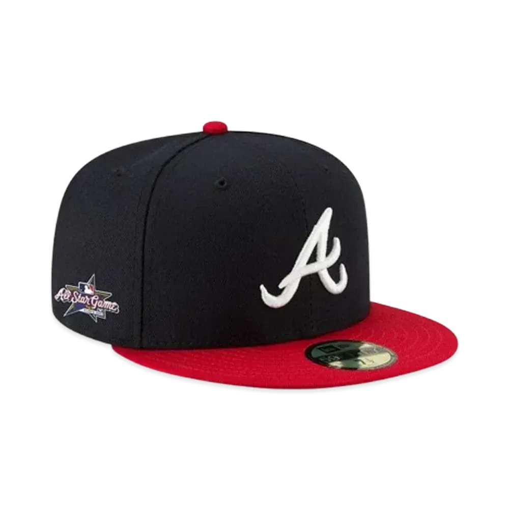 NEW ERA Memorial Patch Collection 59Fifty 2025 MLB All-Star Game Side Patch Atlanta Braves "Navy/Red"