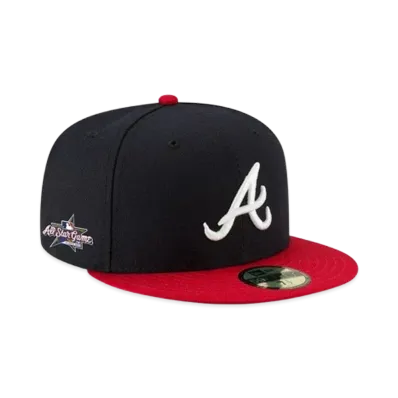 NEW ERA Memorial Patch Collection 59Fifty 2025 MLB All-Star Game Side Patch Atlanta Braves "Navy/Red"