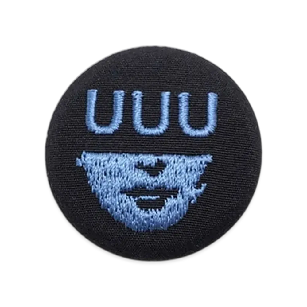 UNDERCOVER Embroidered Badge "Black"