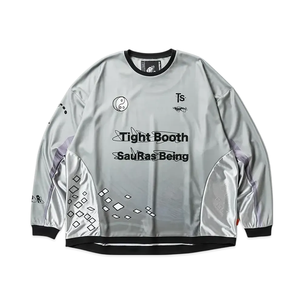 TIGHTBOOTH x Sauras Being L/S Soccer Jersey "Gray"