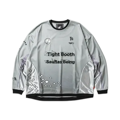 TIGHTBOOTH x Sauras Being L/S Soccer Jersey "Gray"