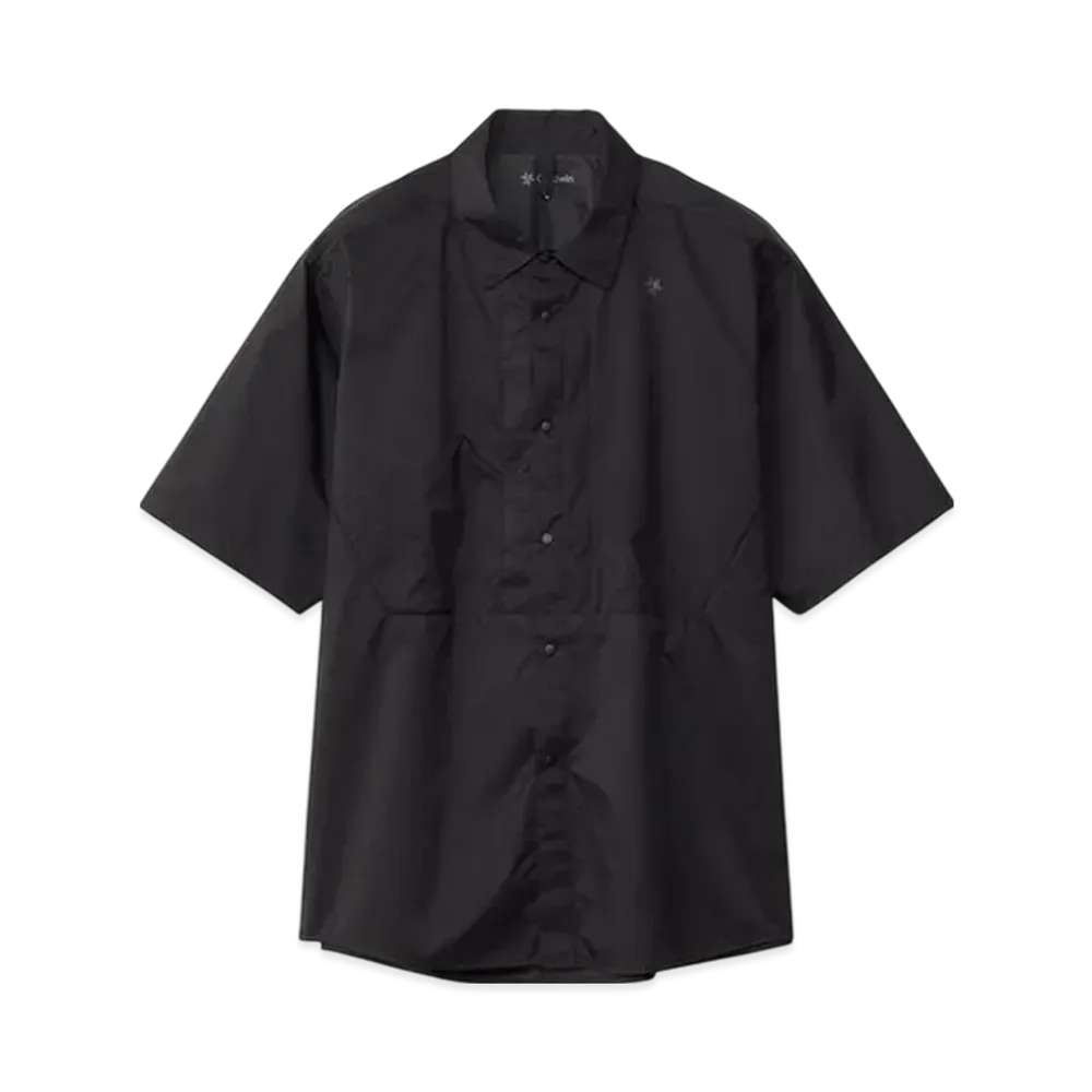 Goldwin Pertex Equilibrium Short Sleeve Wind Shirt (Unisex) "Black"