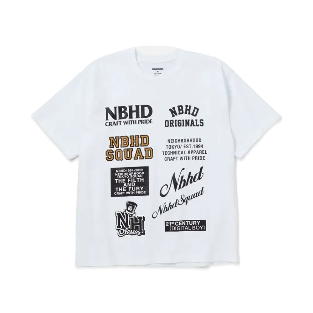 NEIGHBORHOOD NH-11 / C-TEE . SS "White"