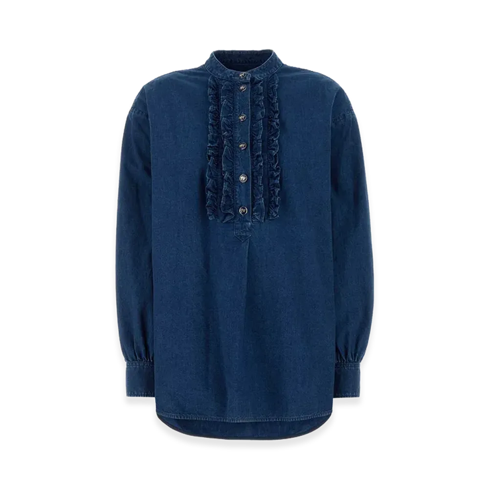 Valentino Women's Denim Blouse "Blue"