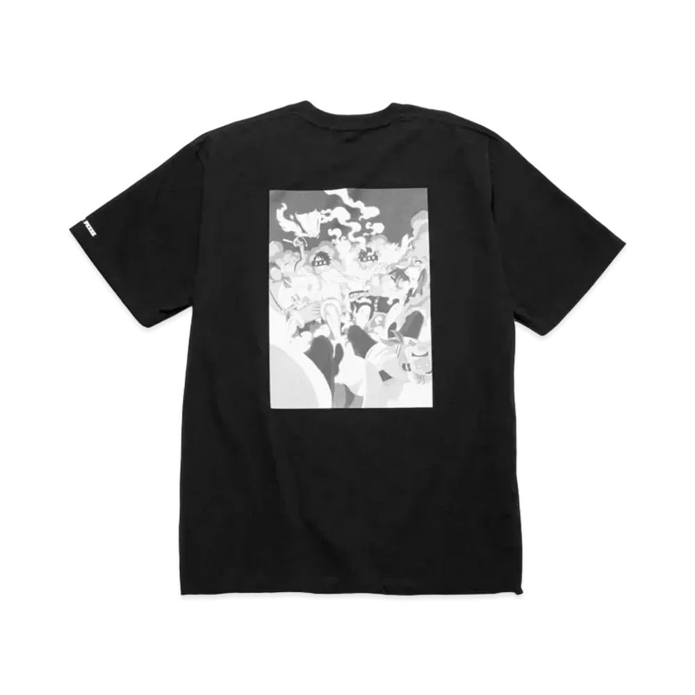 GOD SELECTION XXX ONEPIECE T-SHIRT GX-S21-OPST-04 Luffy&Ace "Black"