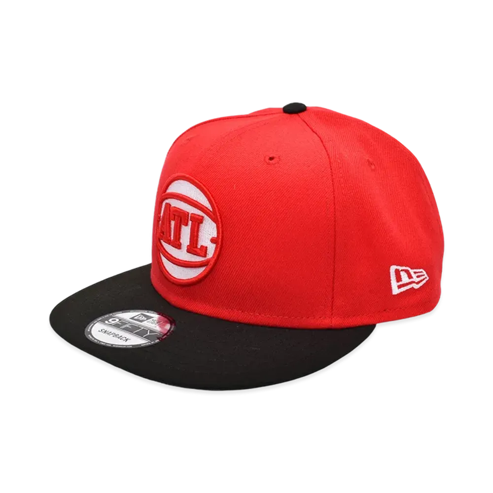 NEW ERA NBA 9Fifty Basic Cap 2Tone Atlanta Hawks "Red/Black"