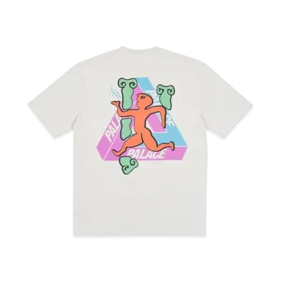 PALACE Dancing Man T-Shirt "Grey Marl"