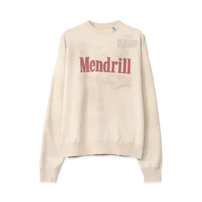 Maison MIHARA YASUHIRO Mendrill x GS Distressed Pullover Sweatshirt "White"