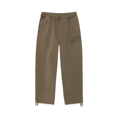 Stussy Faded Graphic Fleece Pant "Olive"
