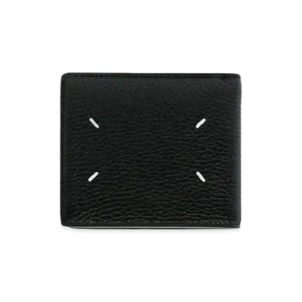 Maison Margiela Grainy Leather Bi-fold Wallet "Black"