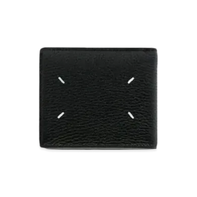 Maison Margiela Grainy Leather Bi-fold Wallet "Black"
