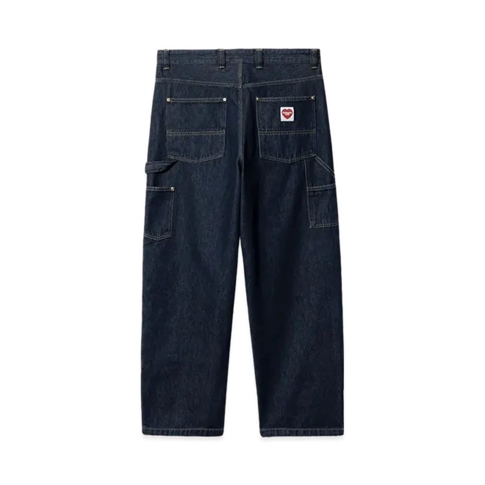 Carhartt WIP Nash Loose Fit Double Knee Pants Rinsed "Blue"