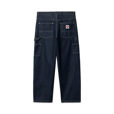 Carhartt WIP Nash Loose Fit Double Knee Pants Rinsed "Blue"