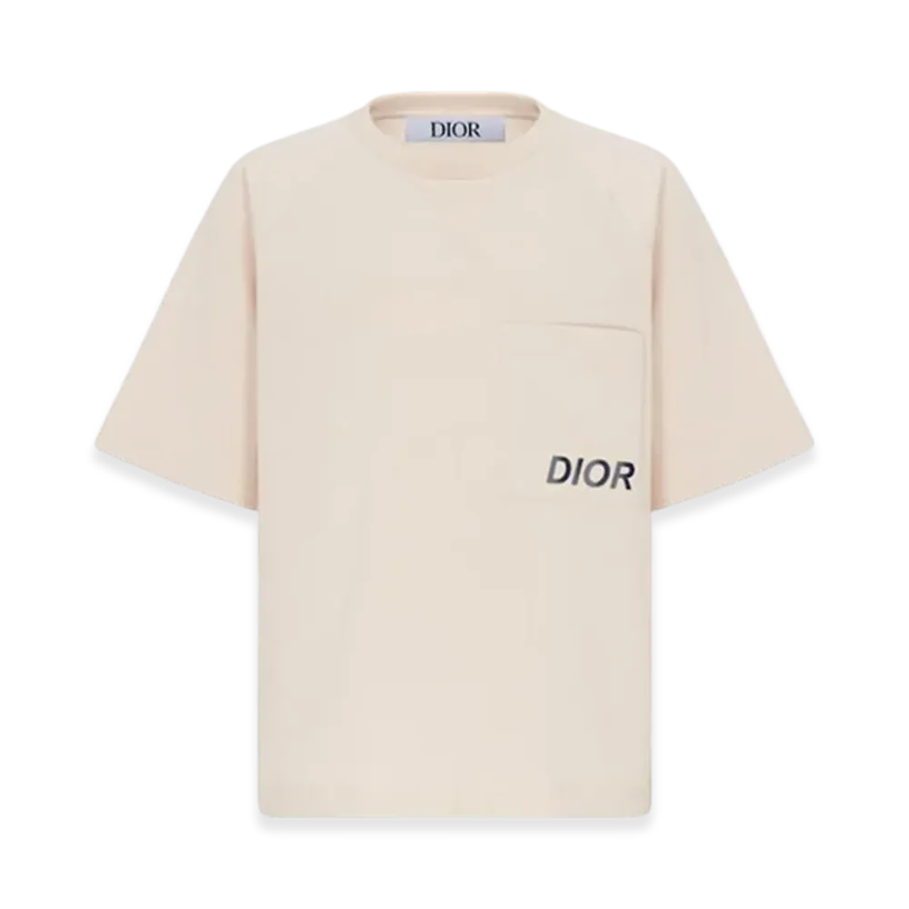 Dior Kids T-Shirt Cotton Jersey "Ecru"
