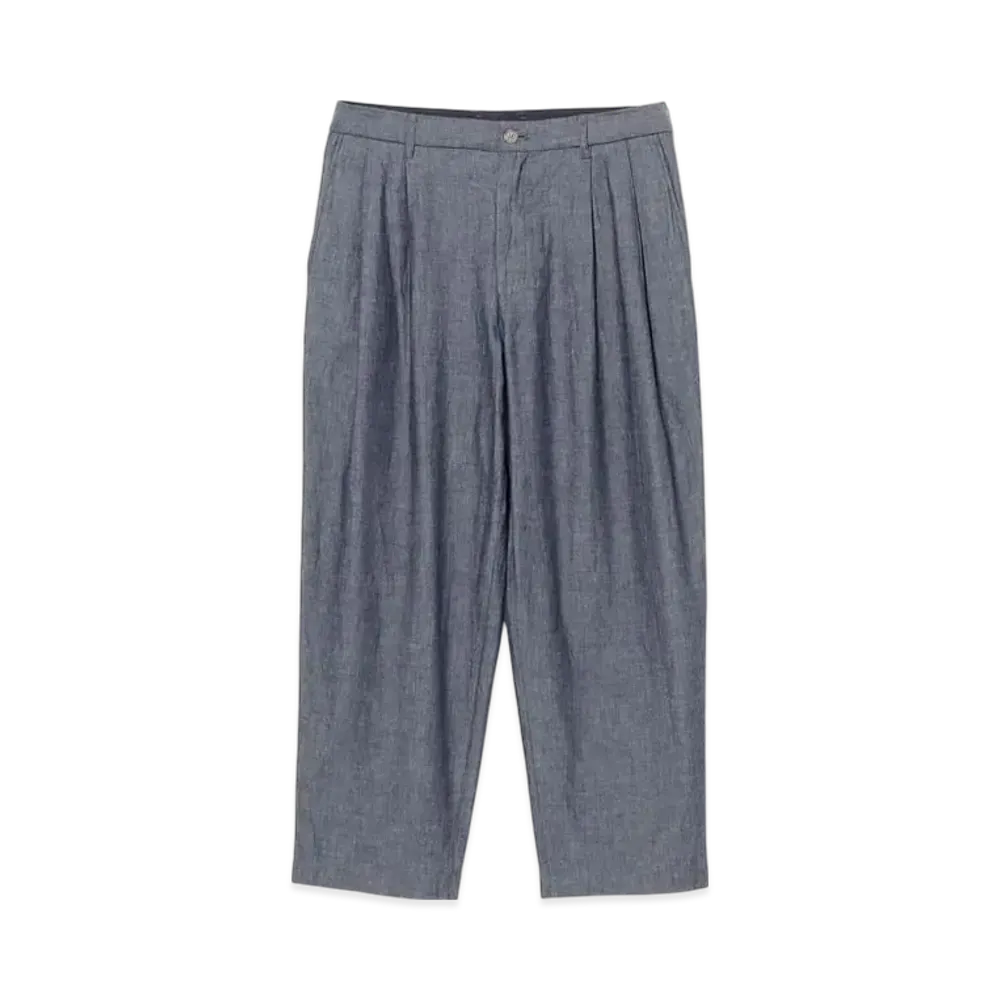 BEAMS Dungarees 2 Pleat Slacks "Blue"