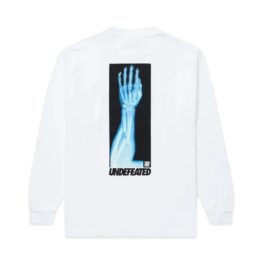 UNDEFEATED Bones L/S Tee "White"
