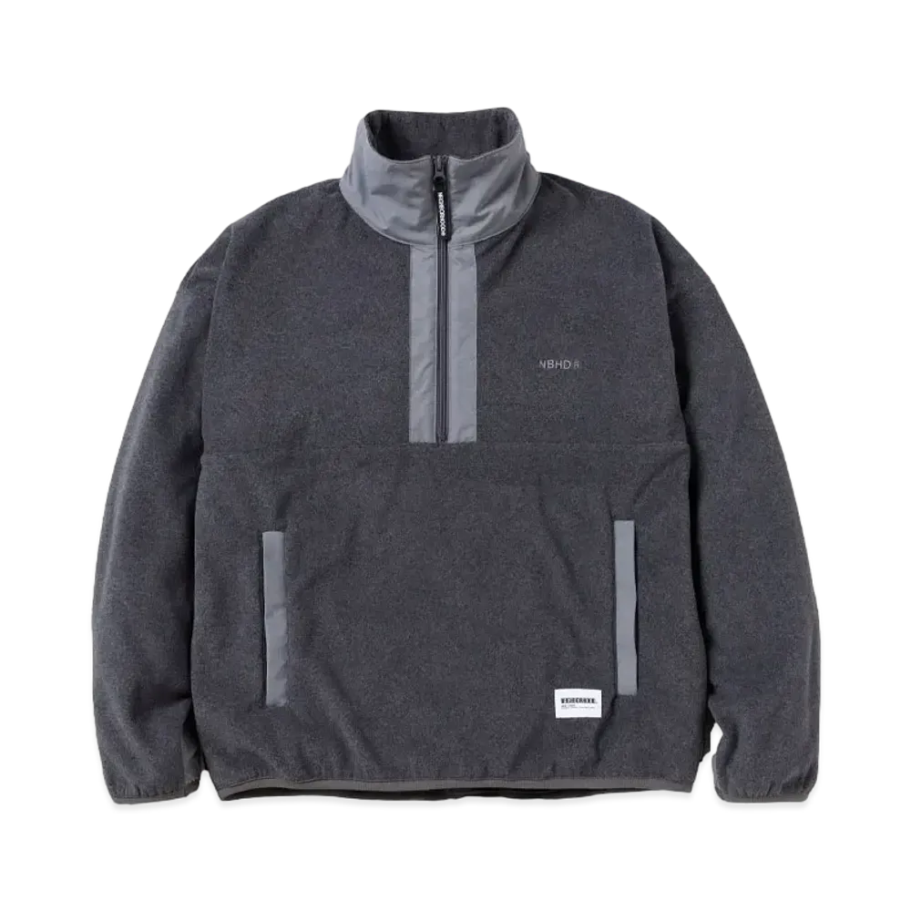 NEIGHBORHOOD Fleece Half Zip Pullover LS "Gray"