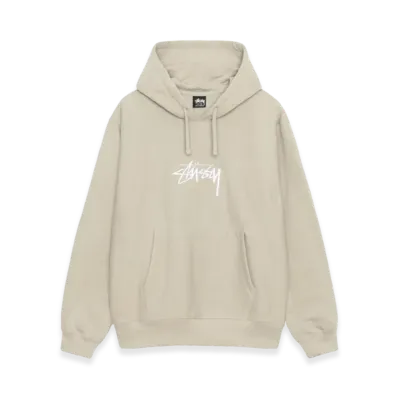 Stussy Stock Logo Applique Hoodie "Khaki"