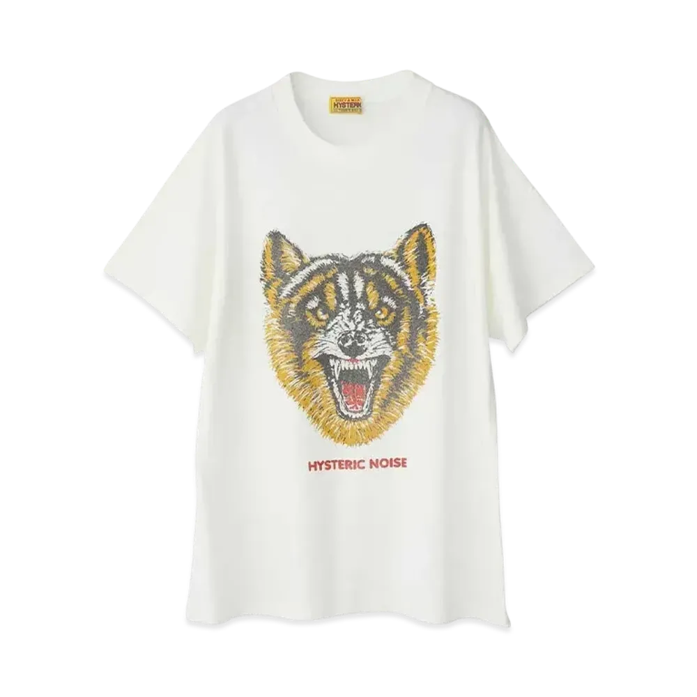 HYSTERIC GLAMOUR Hysteric Noise Oversized T-Shirt "White"