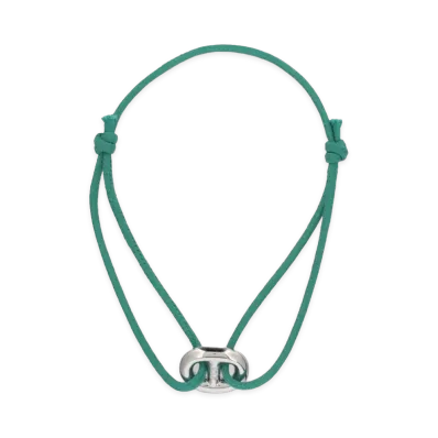 WIND AND SEA x IVXLCDM Mariner Cord Bracelet "Jade Silver"