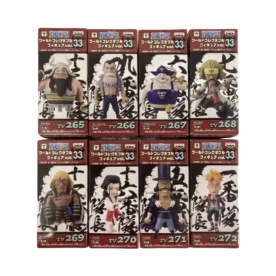 Banpresto One Piece World Collectable Figure Vol.33 Complete 8 Piece Set