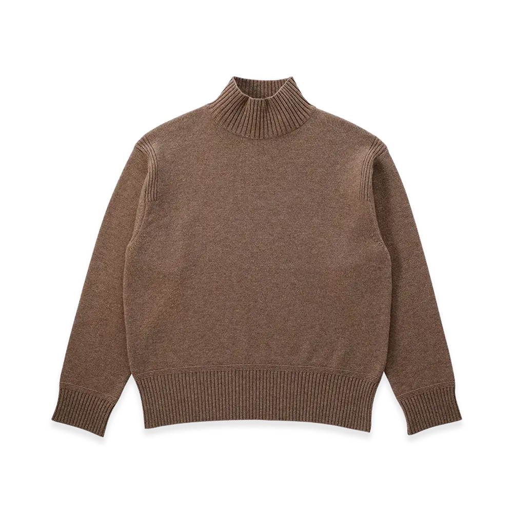 T.T Taiga Takahashi LOT.514 Athletic Highneck Sweater "Mocha"