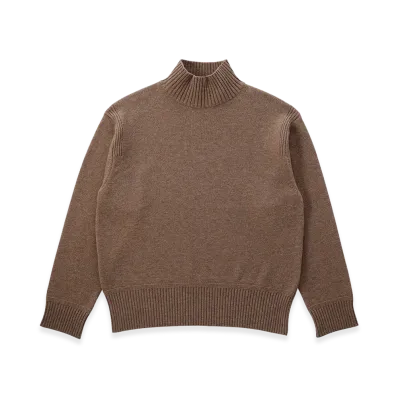 T.T Taiga Takahashi LOT.514 Athletic Highneck Sweater "Mocha"
