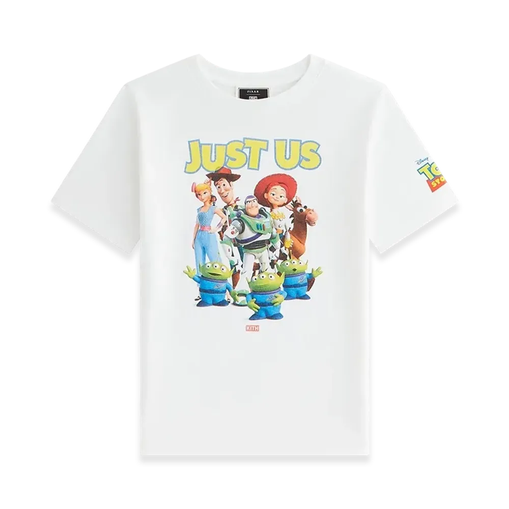 Kith x Disney Pixar Kids Just Us Toy Story Vintage Tee "White"
