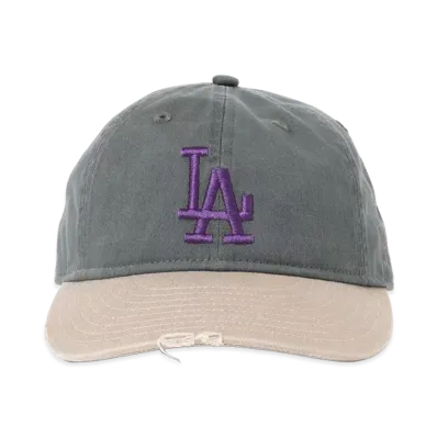 NEW ERA x JOURNAL STANDARD relume Exclusive 9Thirty(TM) Hard Wash Dodgers Cap "Gray/Charcoal"