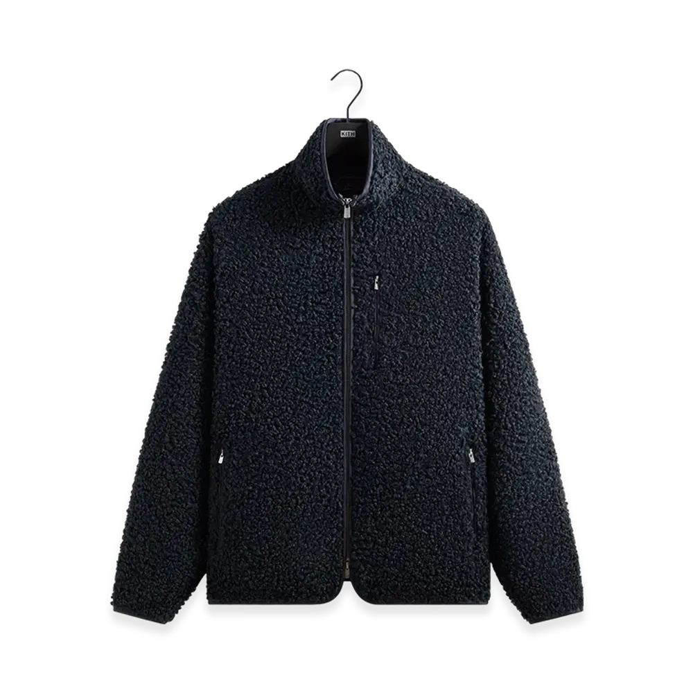 Kith Curly Sherpa Antony Full Zip "Trench"