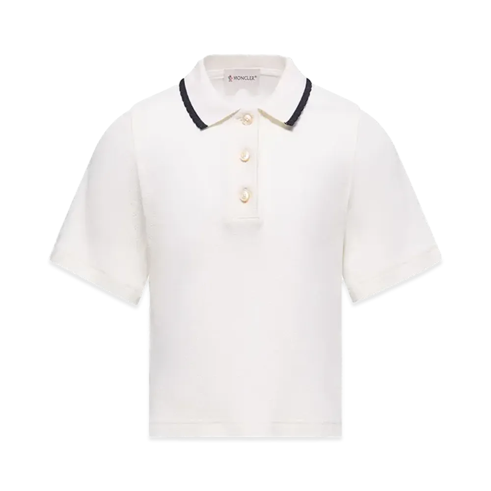 MONCLER Kids Polo Shirt "White"