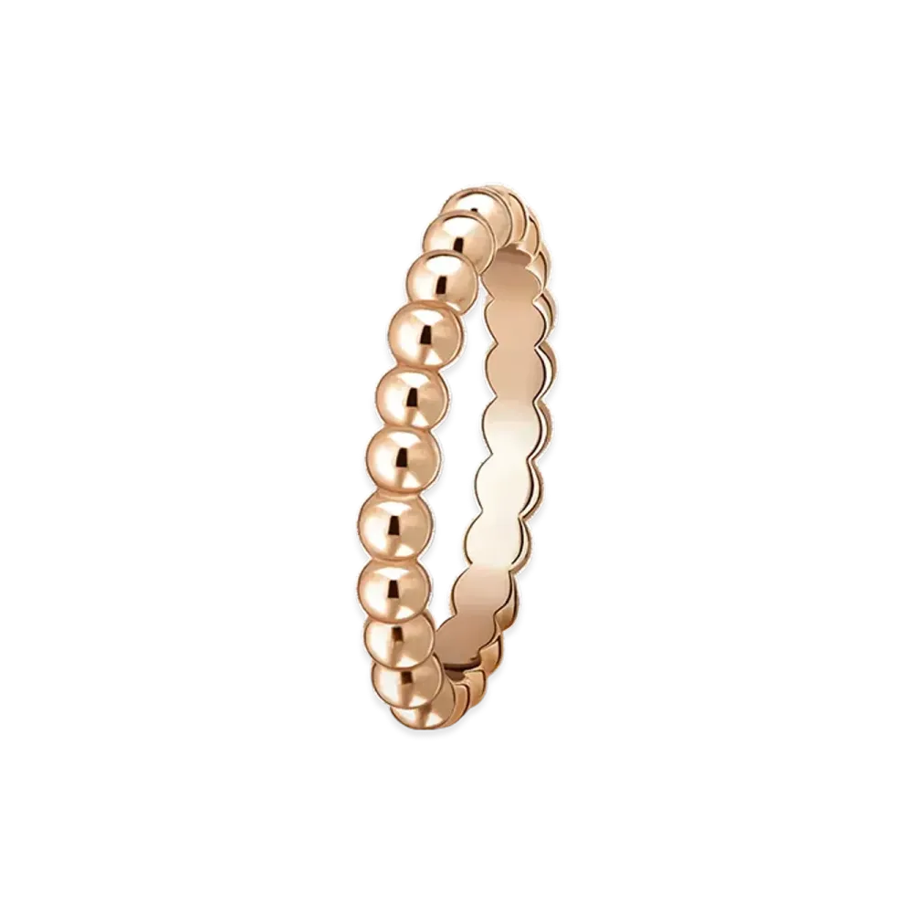 Van Cleef & Arpels Perlee gold pearls ring medium model "18K Rose gold"