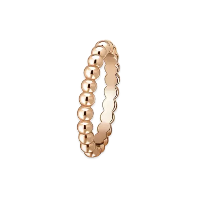 Van Cleef & Arpels Perlee gold pearls ring medium model "18K Rose gold"