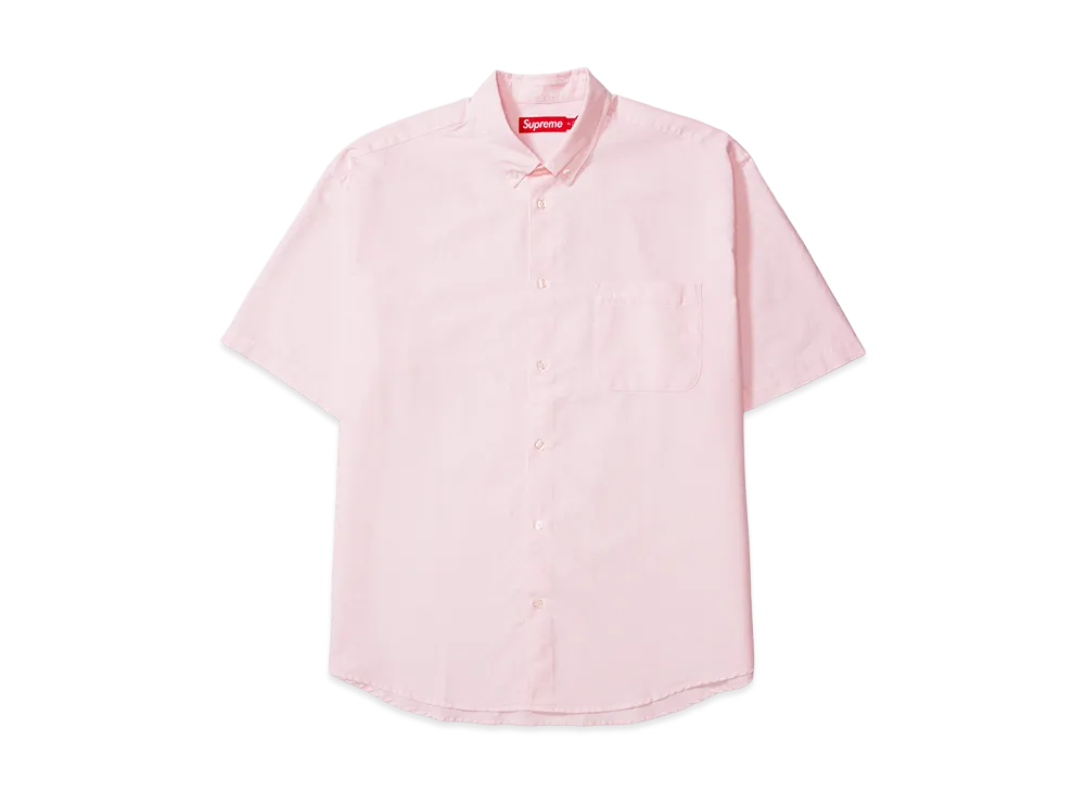 Supreme Loose Fit Oxford S/S Shirt "Pink"