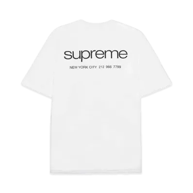 Supreme Nyc Tee "White"