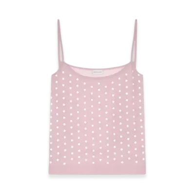 DRIES VAN NOTEN Women's Embellished Tank Top "Pink"