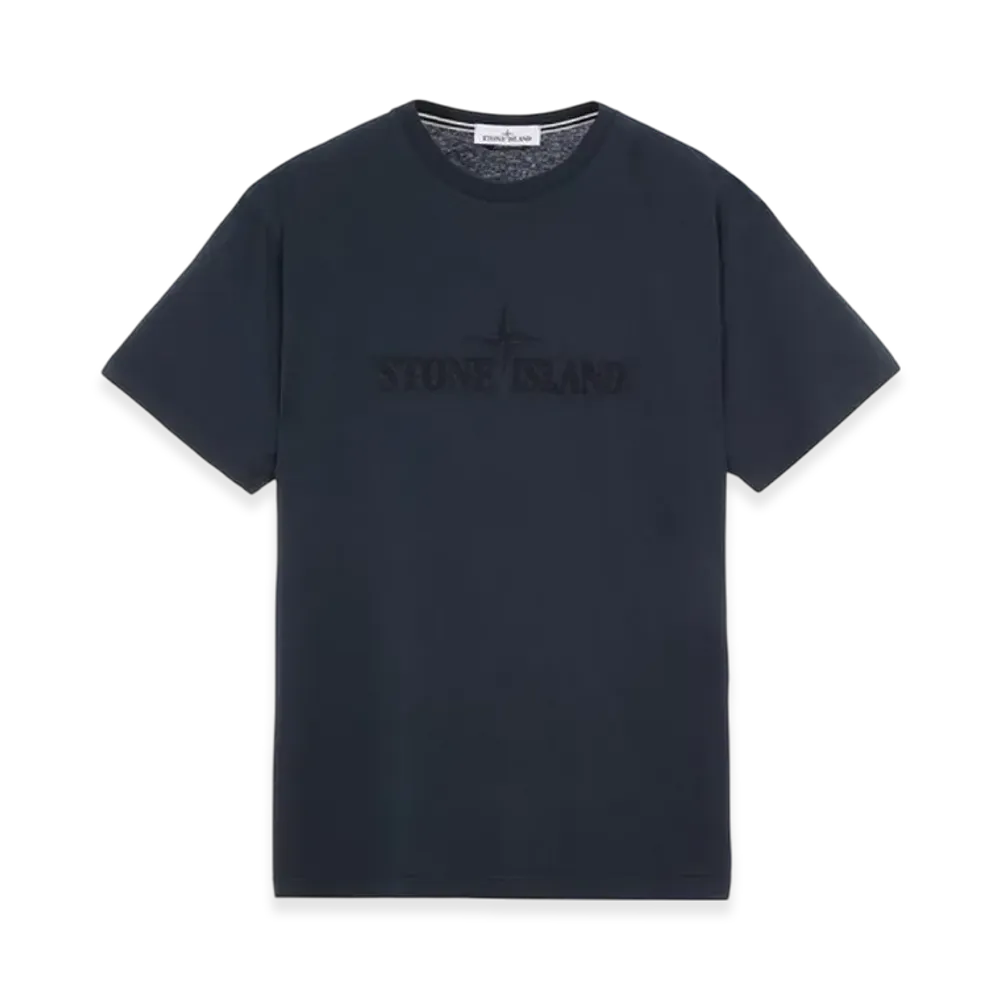 Stone Island 21560 Cotton Jersey Garment Dyed T-Shirt - 22FW "Navy Blue"