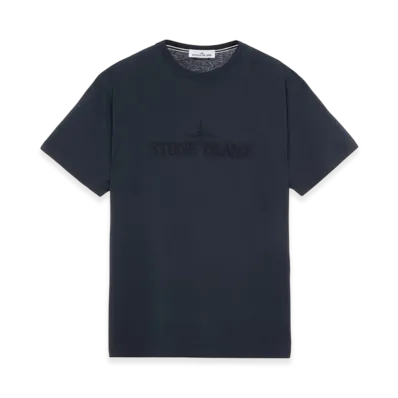 Stone Island 21560 Cotton Jersey Garment Dyed T-Shirt - 22FW "Navy Blue"